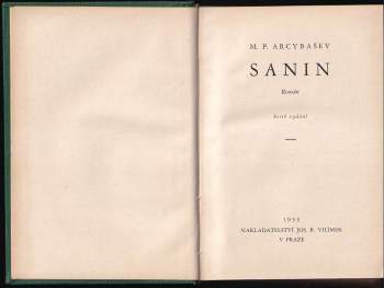 Michail Petrovič Arcybašev: Sanin