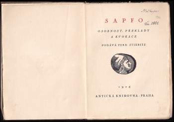 Ferdinand Stiebitz: Sapfo