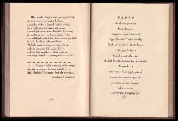Ferdinand Stiebitz: Sapfo