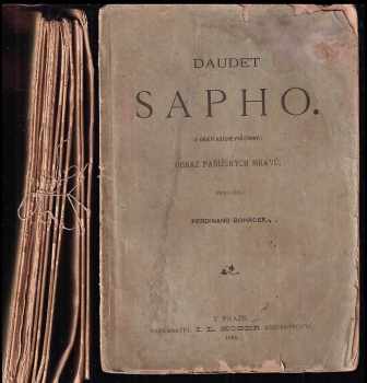 Alphonse Daudet: Sapho : (V objetí krásné pařížanky) : Obraz pařížských mravů