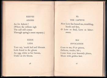 Sapfó: Sappho - A New Rendering