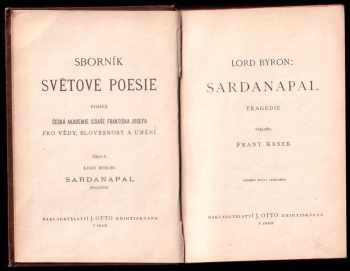 George Gordon Byron: Sardanapal