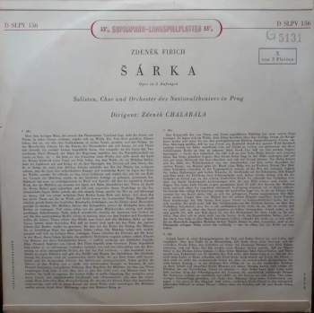 Zdeněk Fibich: Šárka (3xLP)