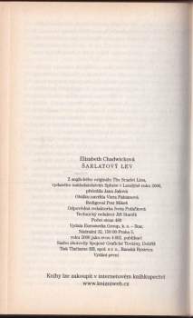 Elizabeth Chadwick: Šarlatový lev