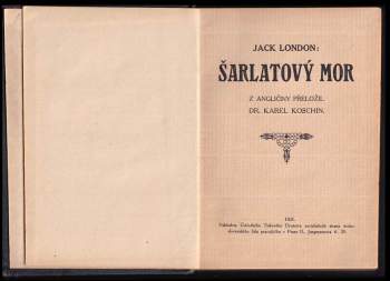 Jack London: Šarlatový mor