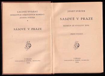 Josef Svátek: Sasové v Praze