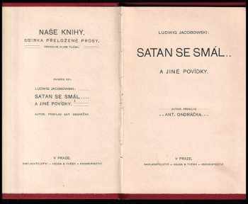 Ludwig Jacobowski: Satan se smál.. a jiné povídky