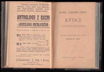 Karel Jaromír Erben: Kytice z pověstí národních