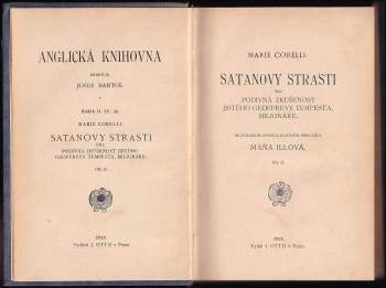 Marie Corelli: Satanovy strasti čili Podivná zkušenost jistého Geoffrey Tempesta, milionáře