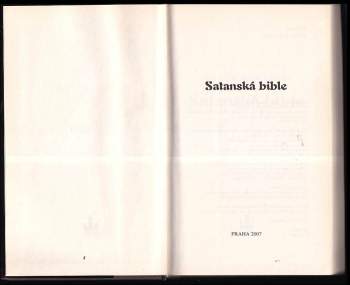 Anton Szandor La Vey: Satanská bible