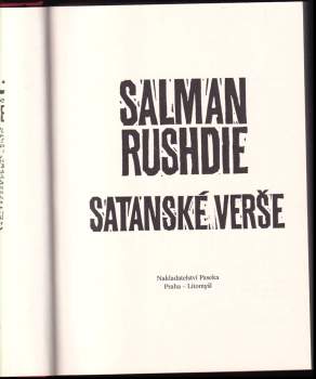 Salman Rushdie: Satanské verše