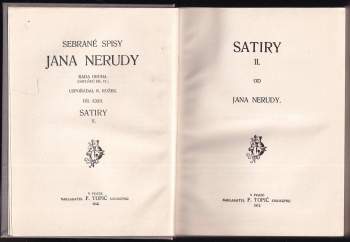 Jan Neruda: Satiry