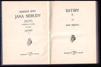 Jan Neruda: Satiry