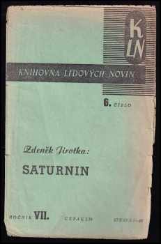 Zdeněk Jirotka: Saturnin