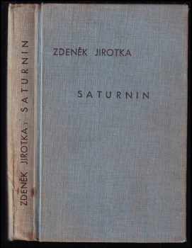 Zdeněk Jirotka: Saturnin 1. vydání