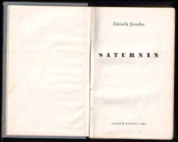 Zdeněk Jirotka: Saturnin