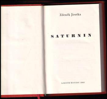 Zdeněk Jirotka: Saturnin