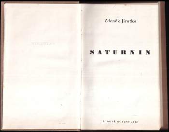 Zdeněk Jirotka: Saturnin