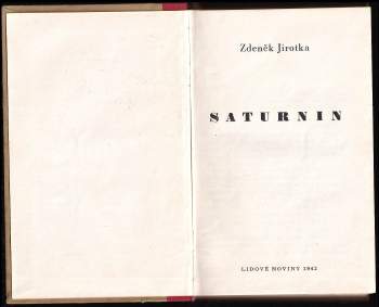 Zdeněk Jirotka: Saturnin