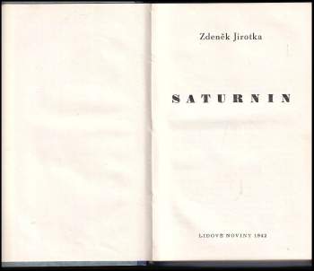 Zdeněk Jirotka: Saturnin