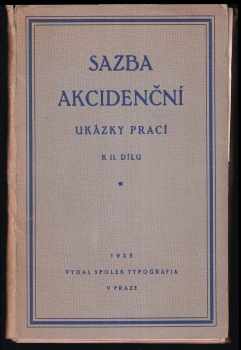 Karel Dyrynk: Sazba akcidenční