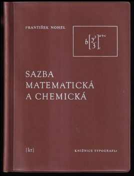 Sazba matematická a chemická