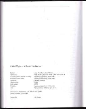 Julius Zeyer: Sběratel Julius Zeyer