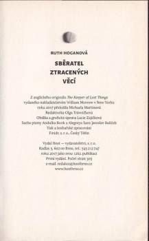 Ruth Hogan: Sběratel ztracených věcí