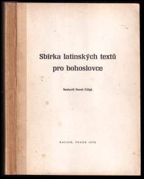 Sbírka latinských textů pro bohoslovce