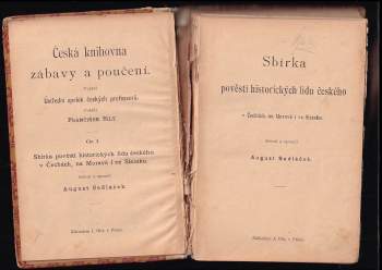 August Sedláček: Sbírka pověstí historických lidu českého v Čechách, na Moravě i ve Slezsku