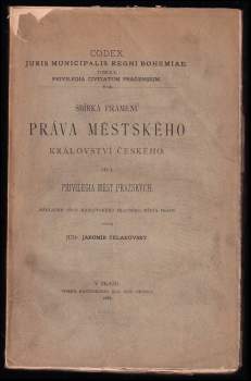 Sbírka pramenů práva městského Království Českého