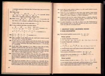 František Vejsada: Sbírka úloh z matematiky
