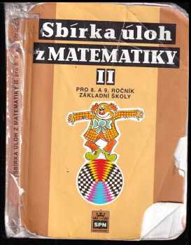 Josef Trejbal: Sbírka úloh z matematiky II pro 8. a 9. ročník základní školy