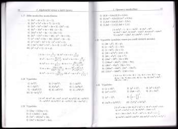 František Janeček: Sbírka úloh z matematiky pro střední školy - Výrazy, rovnice, nerovnice a jejich soustavy