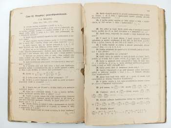 Jan Vojtěch: Sbírka úloh z matematiky pro vyšší třídy středních škol