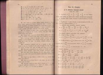 Jan Vojtěch: Sbírka úloh z matematiky pro vyšší třídy středních škol