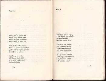 Vítězslav Nezval: Sbohem a šáteček