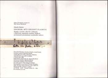 Zdeněk Mahler: Sbohem, můj krásný plameni