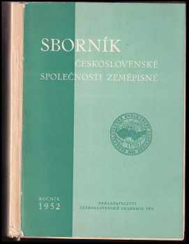 Sborník Československé společnosti zeměpisné
