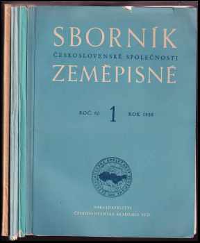 Sborník Československé společnosti zeměpisné