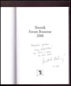 Sborník Forum Brunense 2008