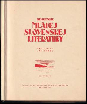 Jozef Nižnánsky: Sborník mladej slovenskej literatúry