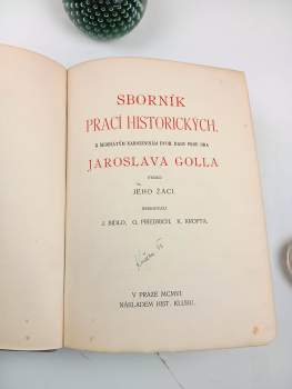 Jaroslav Goll: Sborník prací historických