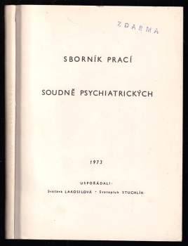 Sborník prací soudně psychiatrických 1973