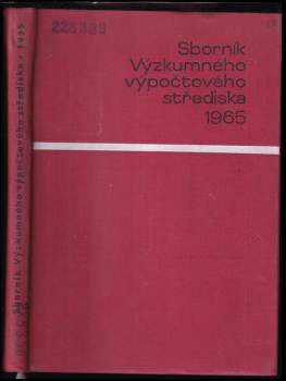 Sborník prací Výzkumného výpočtového střediska 1965