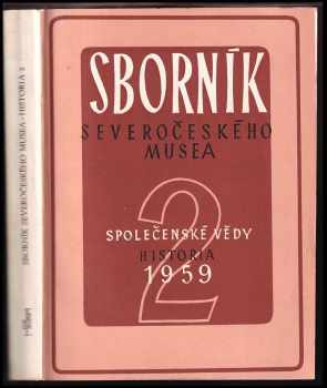 Jaroslav Kavan: Sborník severočeského musea 2/1959 - Historia