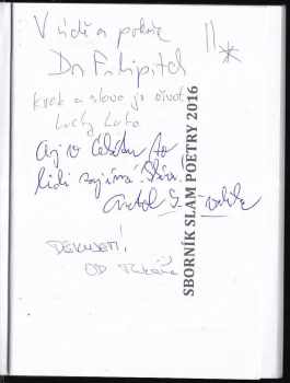 Sborník slam poetry 2016