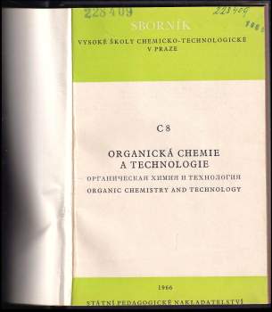 Sborník Vysoké školy chemicko-technologické v Praze 1966