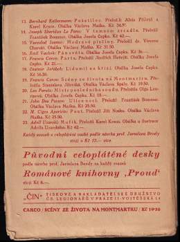 Francis Carco: Scény ze života na Montmartru