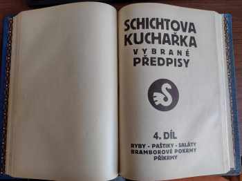 Schichtova kuchařka vybrané předpisy 1-5 díl.